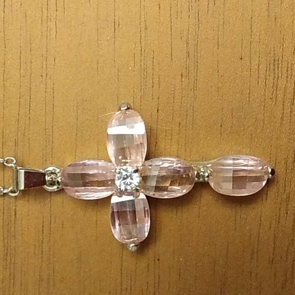 Pretty pink cross